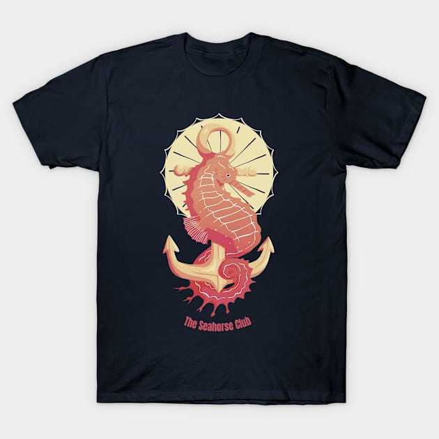 The Seahorse club (version 2) T-Shirt by TomiAx